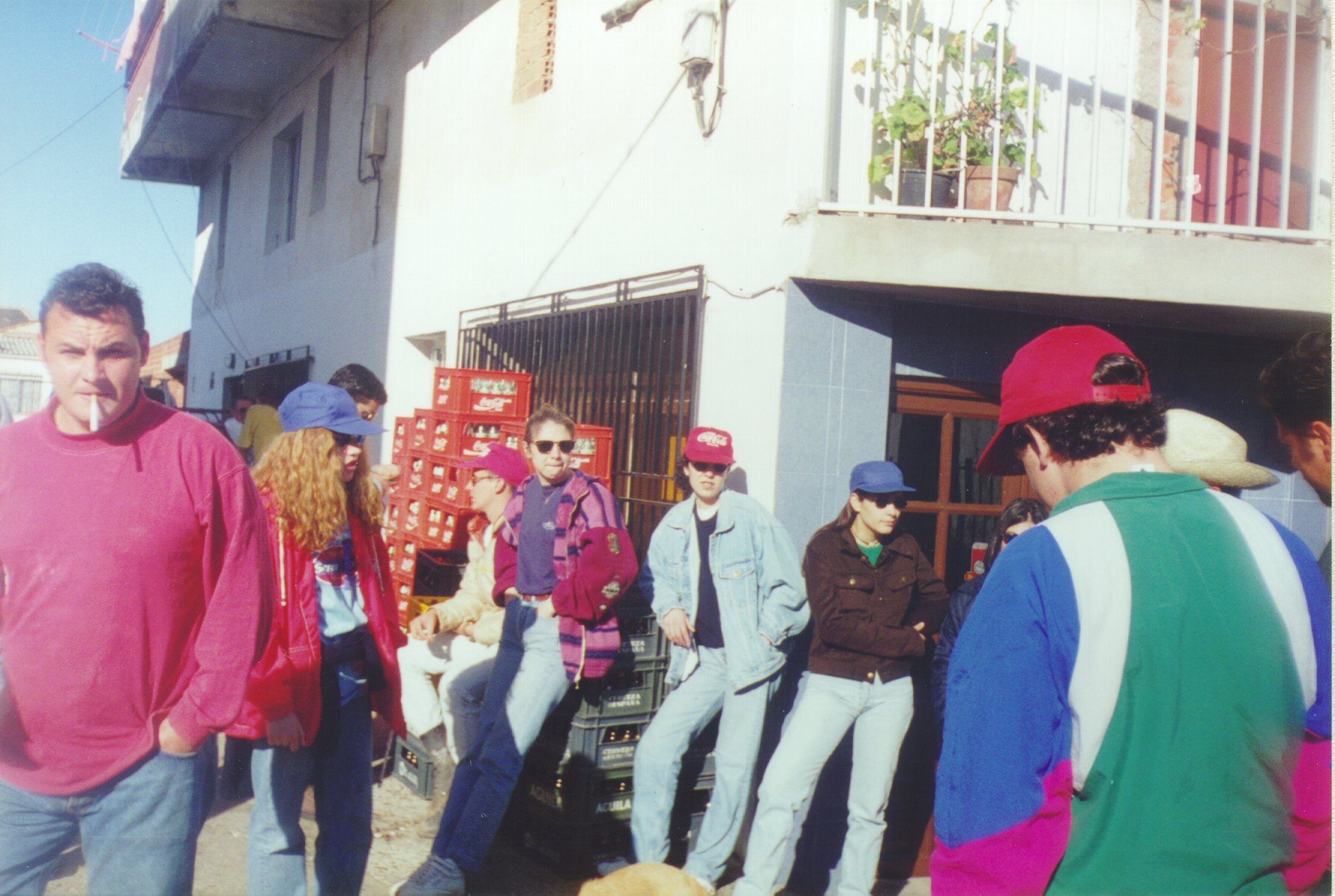 Esperando a los mas tardones, los animos se van caldeando